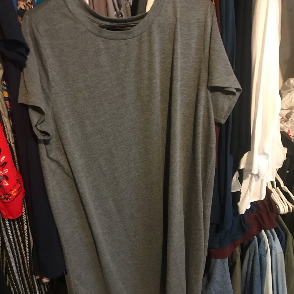 Grey t shirt dress